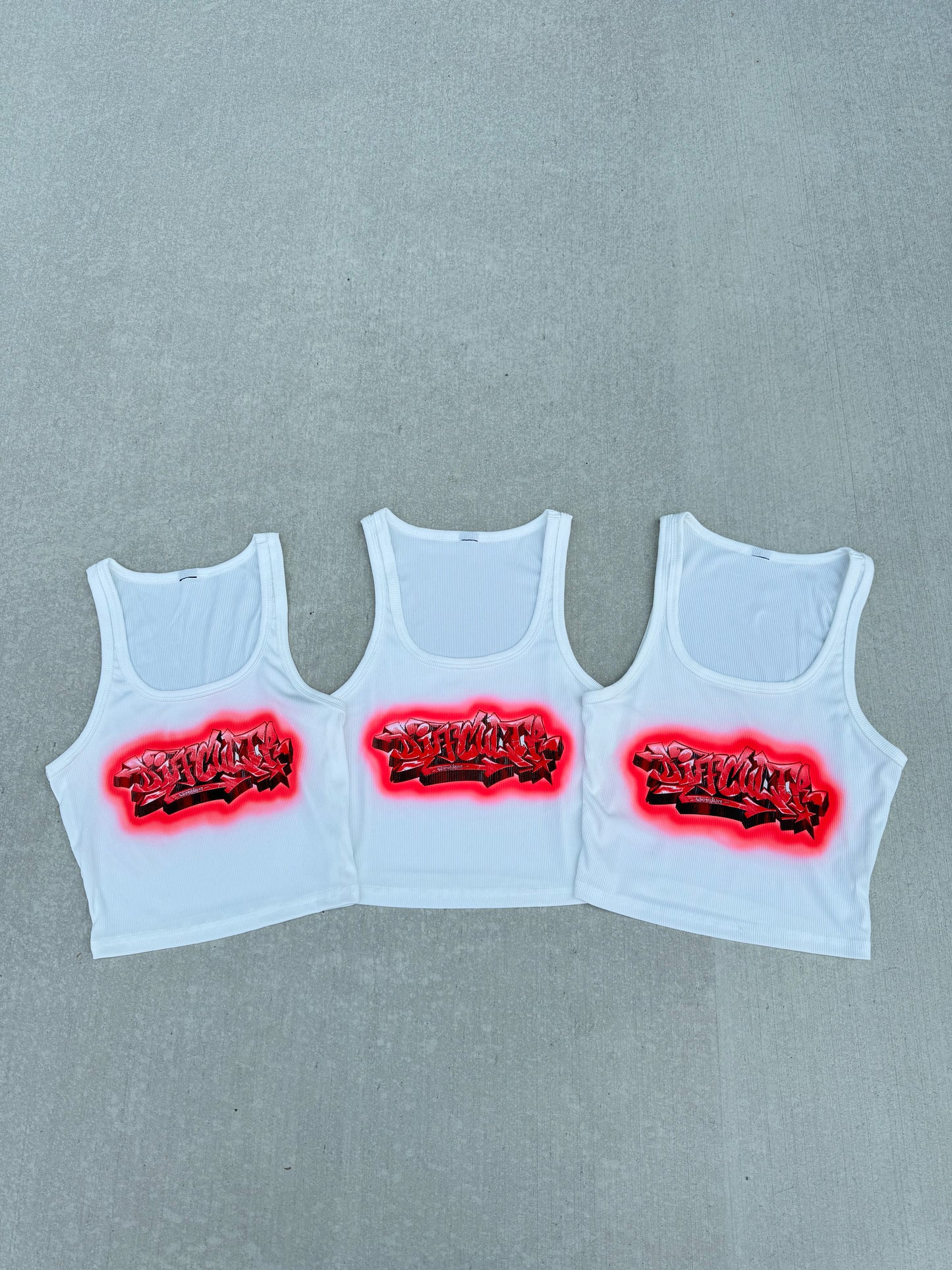 DIFFCULTR GRAFFITI TANK TOP